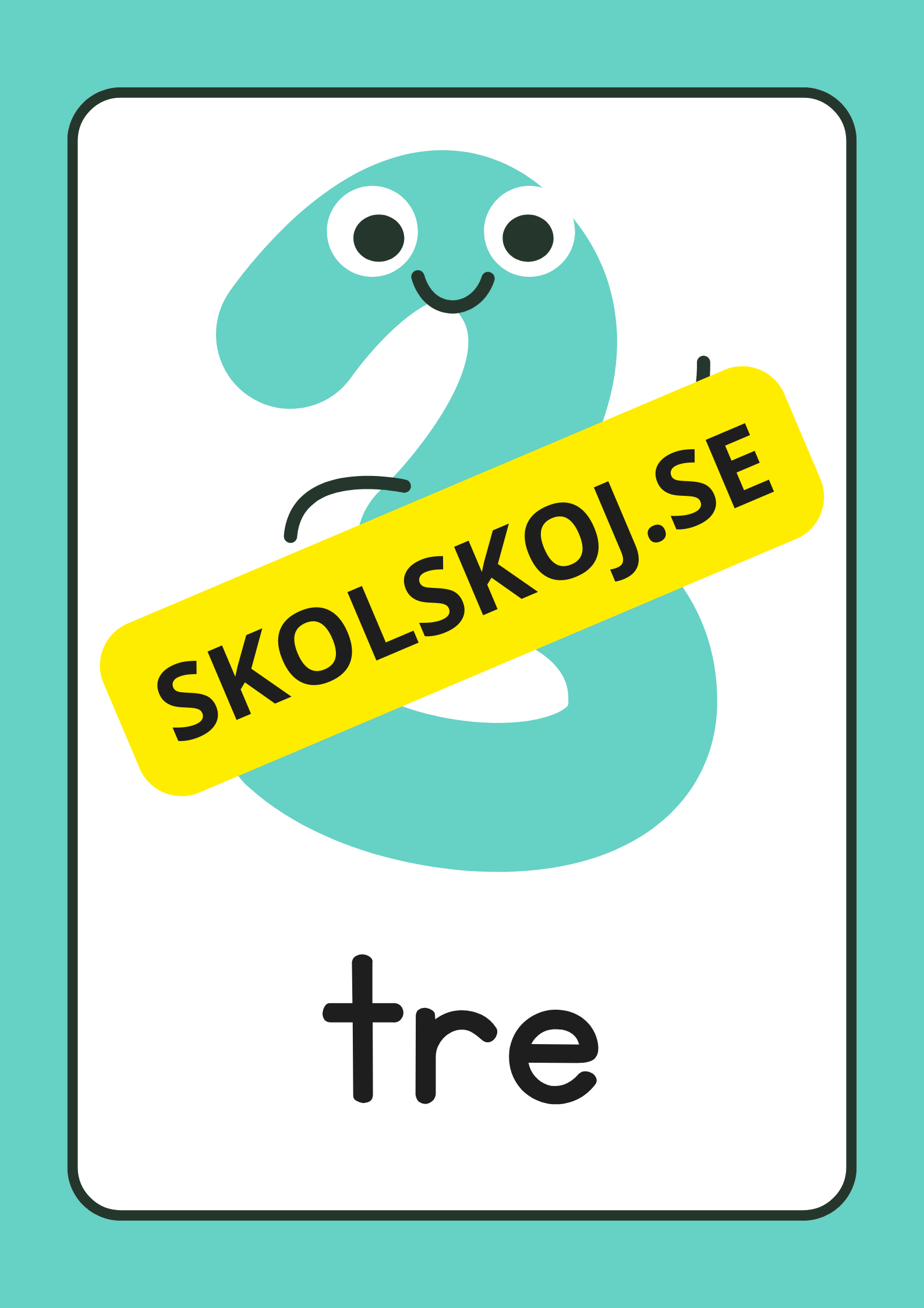 Väggsiffror 0 - 10