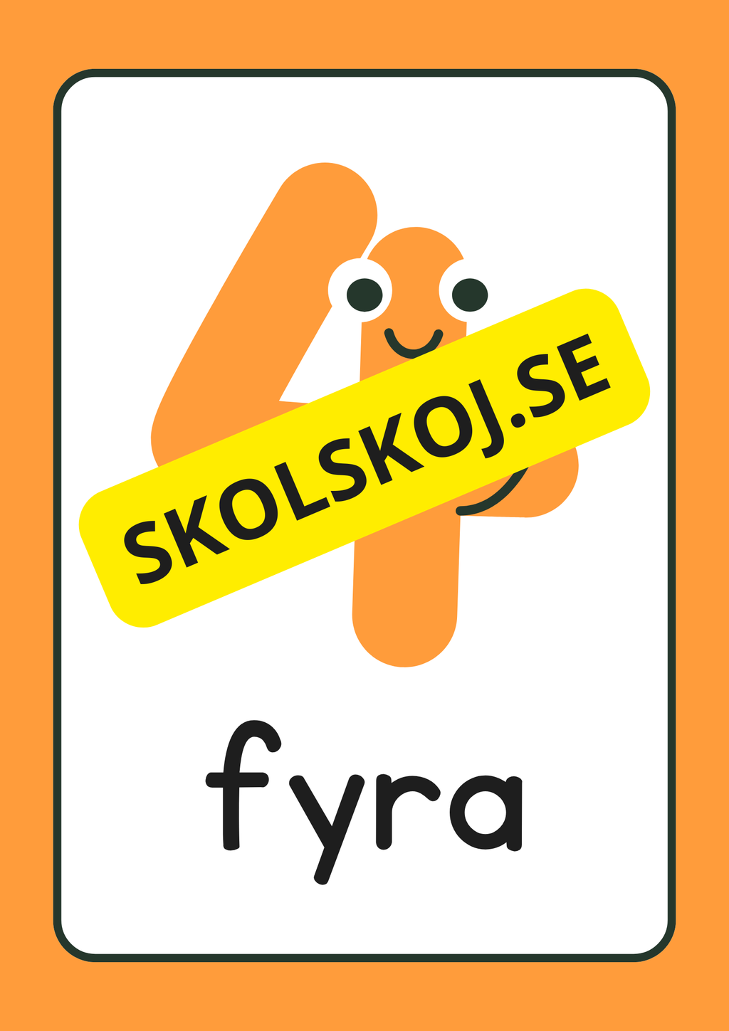 Väggsiffror 0 - 10
