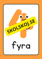 Väggsiffror 0 - 10