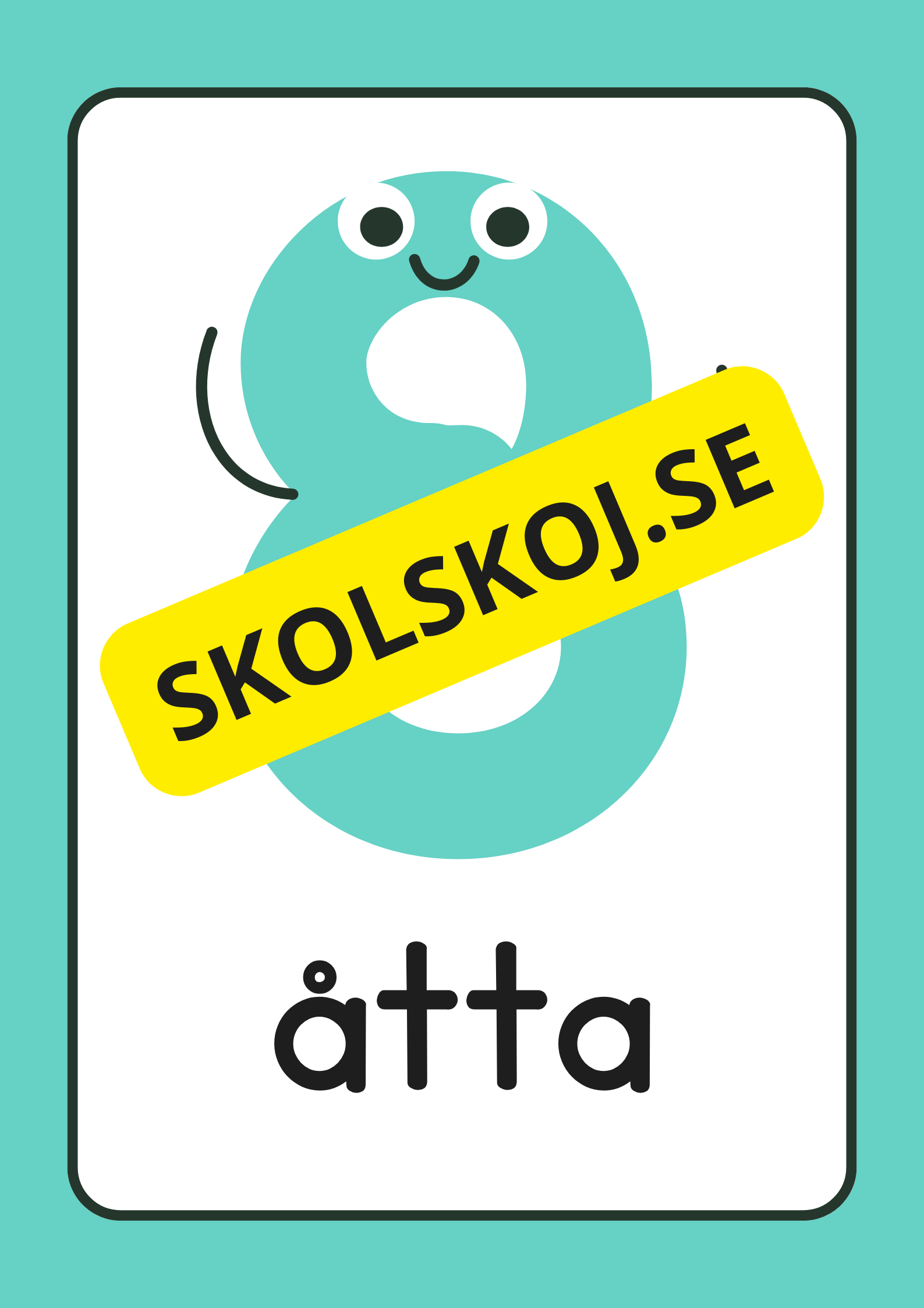 Väggsiffror 0 - 10