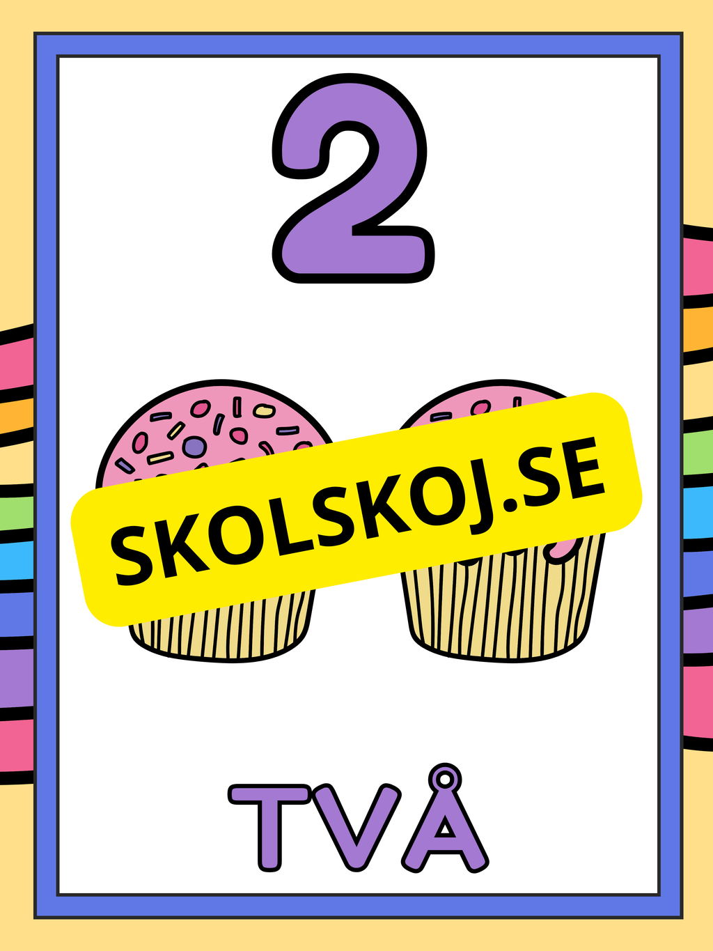 Väggsiffror 1 - 10