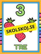 Väggsiffror 1 - 10