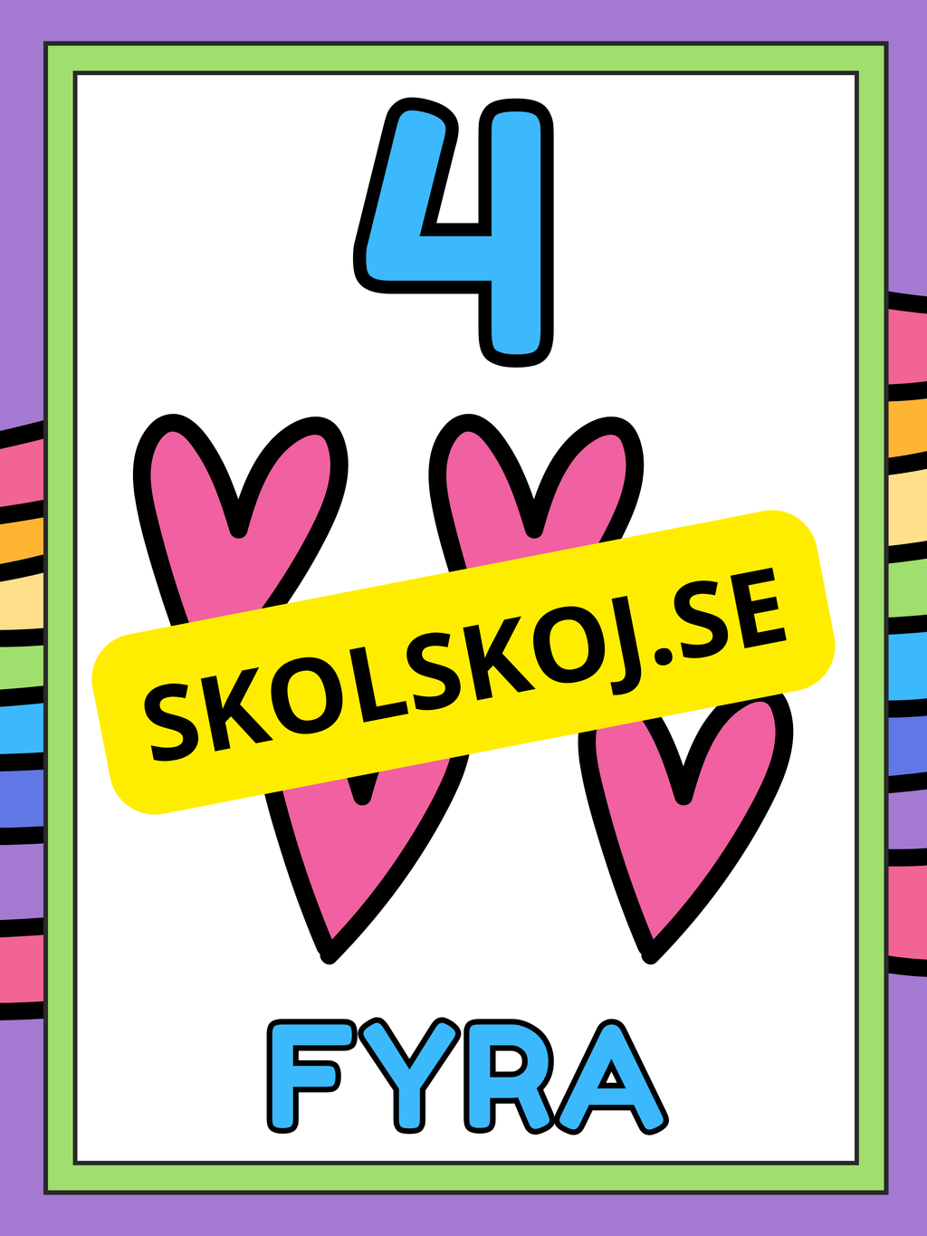 Väggsiffror 1 - 10