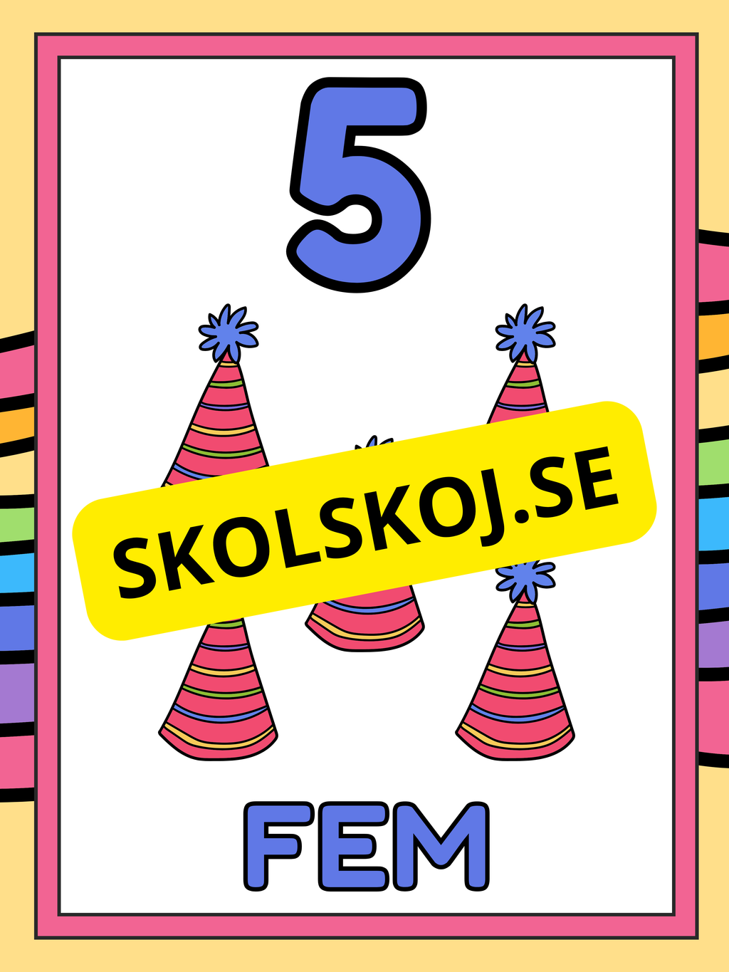 Väggsiffror 1 - 10