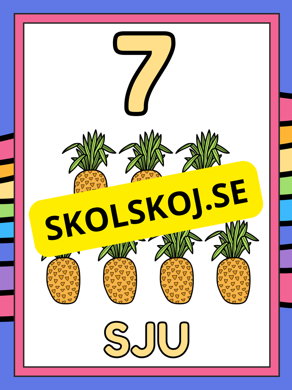 Väggsiffror 1 - 10