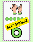 Väggsiffror 1 - 10 ny