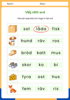 Välj rätt ord
