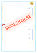 Välj rätt räknesätt - Årskurs 3