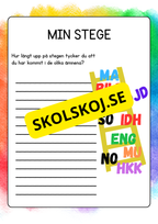 Välkommen till mitt utvecklingssamtal  - Mall