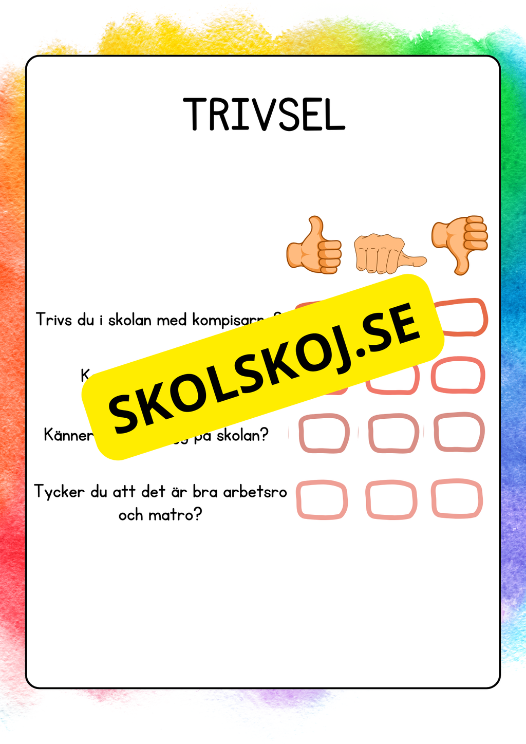 Välkommen till mitt utvecklingssamtal  - Mall
