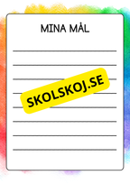 Välkommen till mitt utvecklingssamtal  - Mall