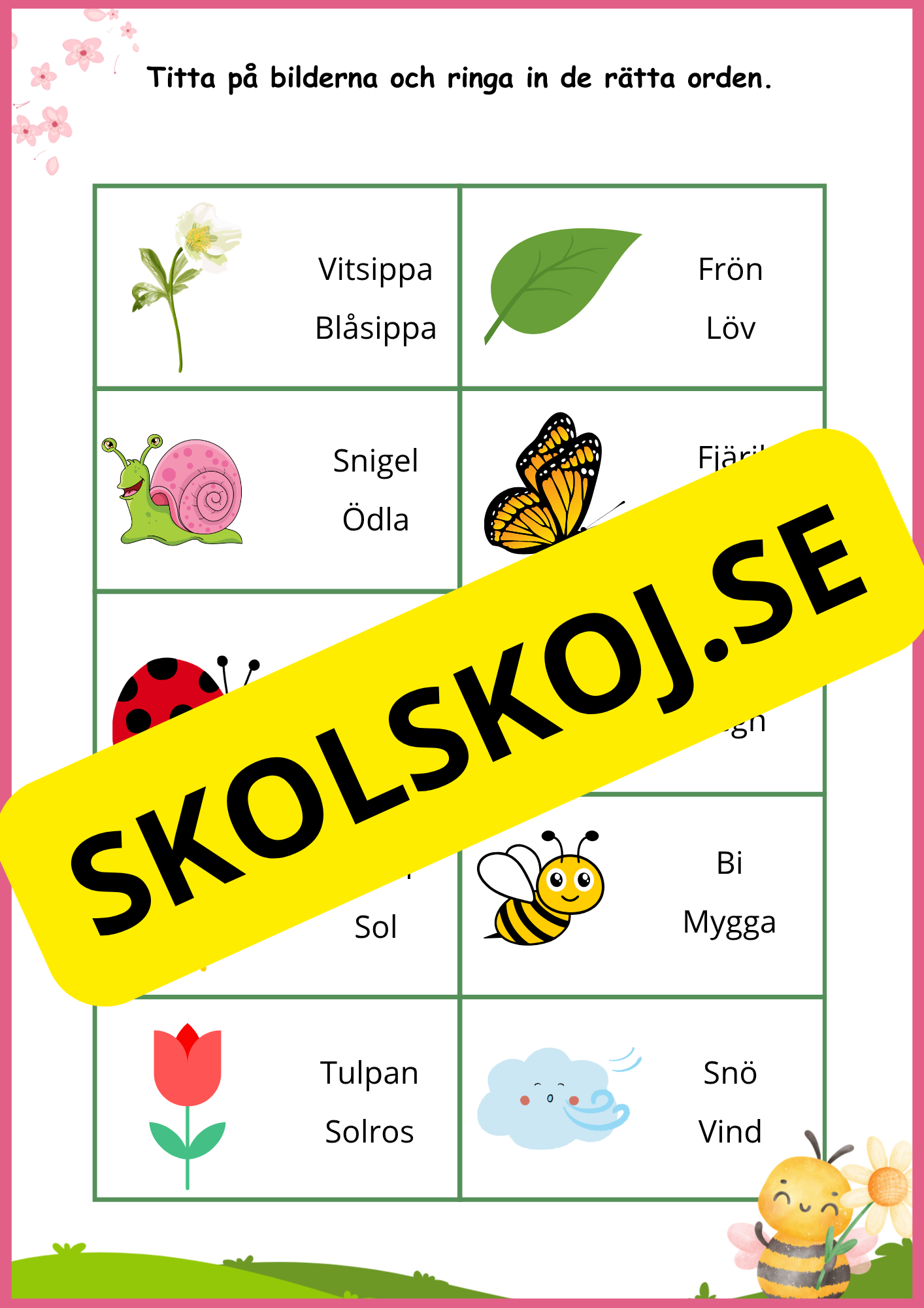 Välkommen vår - Häfte