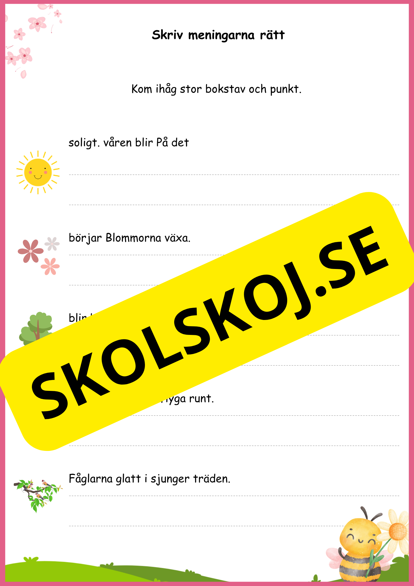 Välkommen vår - Häfte