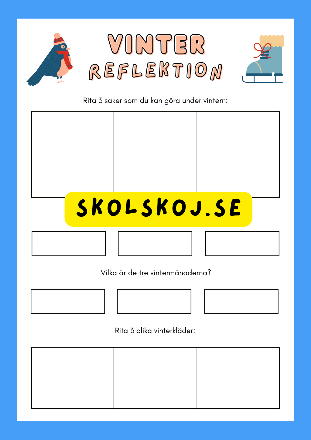Välkommen vinter - Årskurs 1 - 3