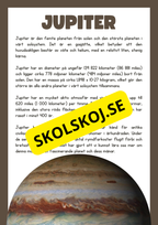 Våra 8 planeter - Läsförståelse - Häfte