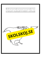 Världsdelarnas målarbok