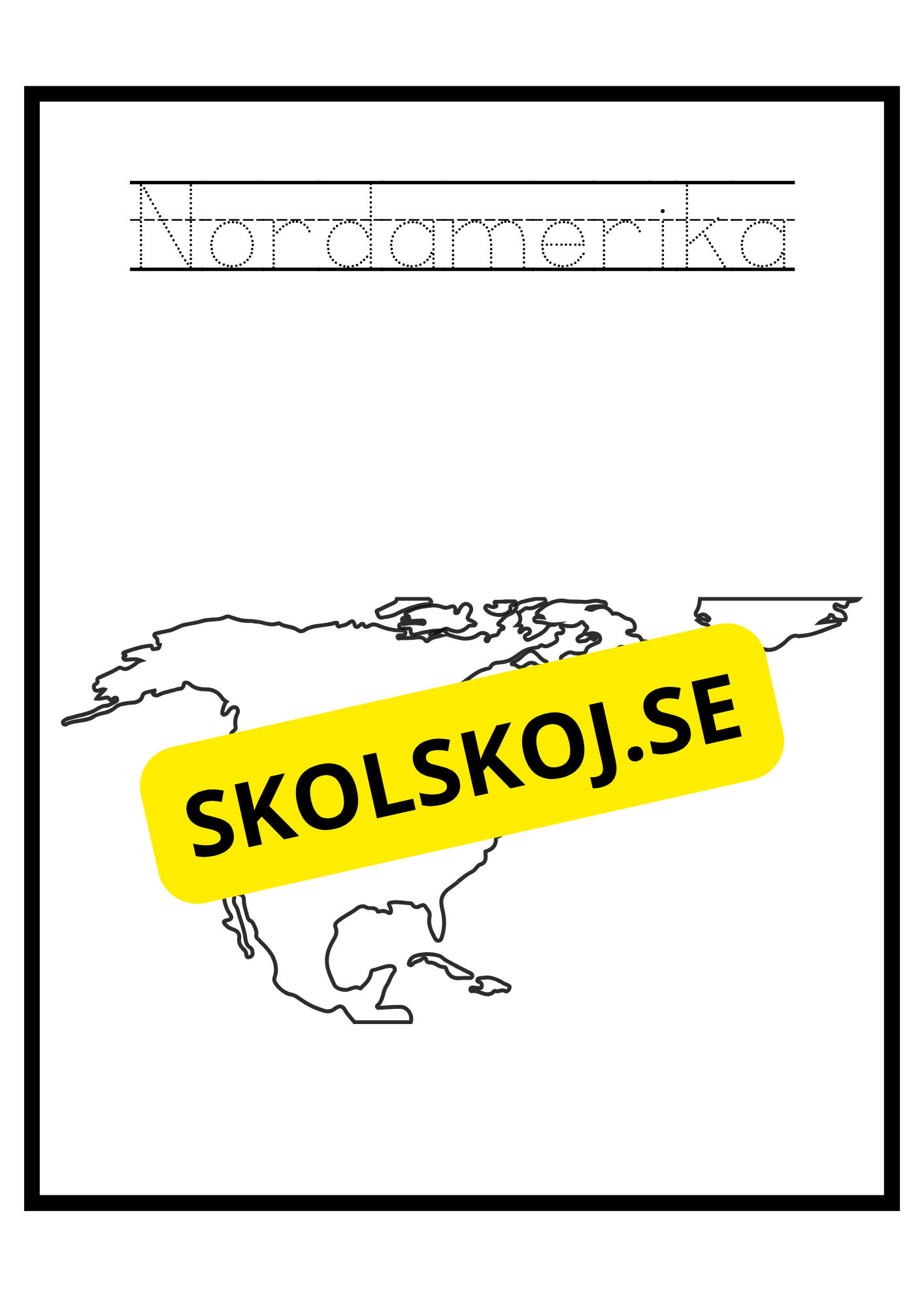 Världsdelarnas målarbok