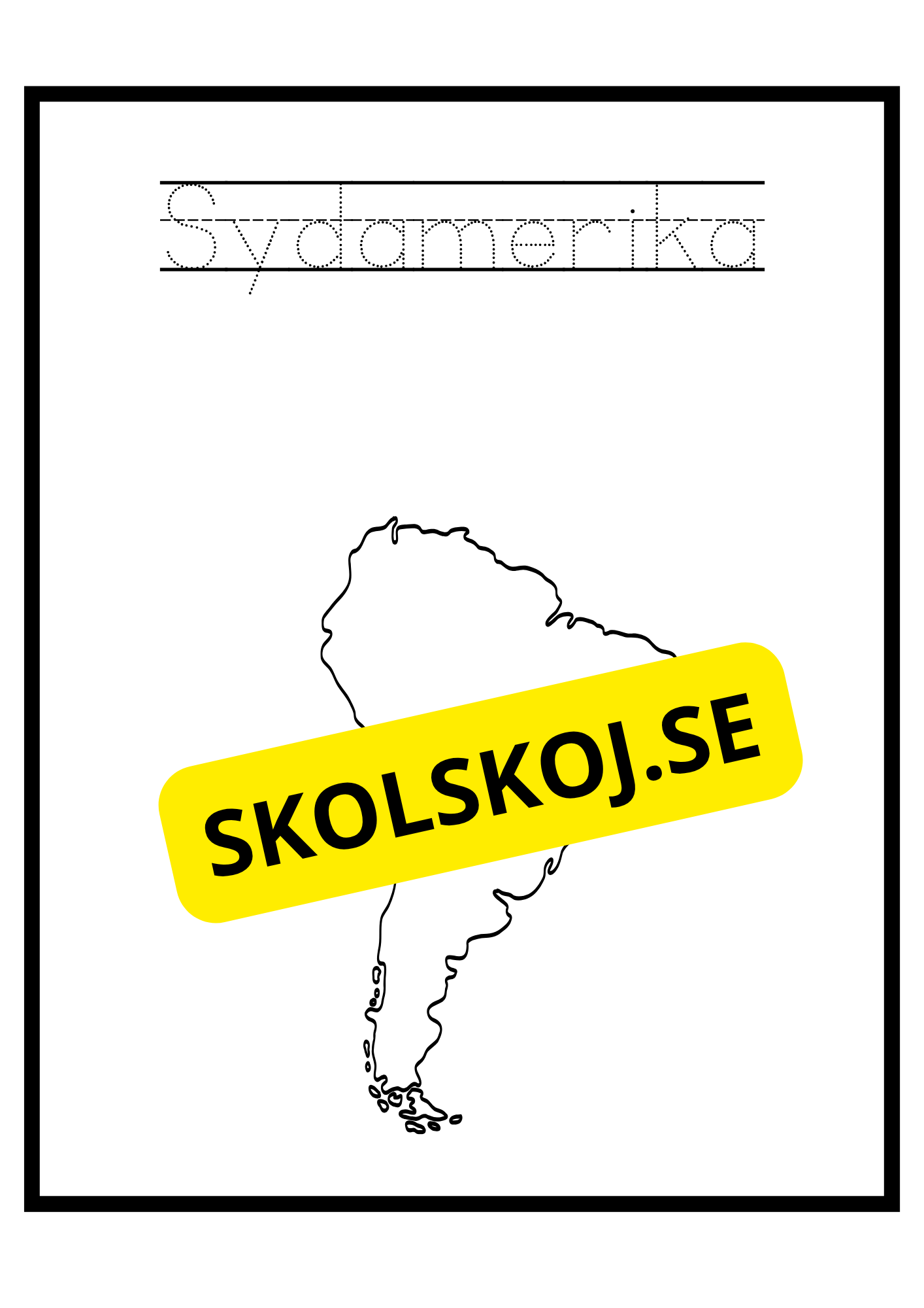 Världsdelarnas målarbok