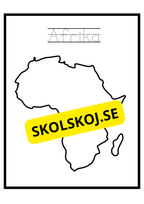 Världsdelarnas målarbok