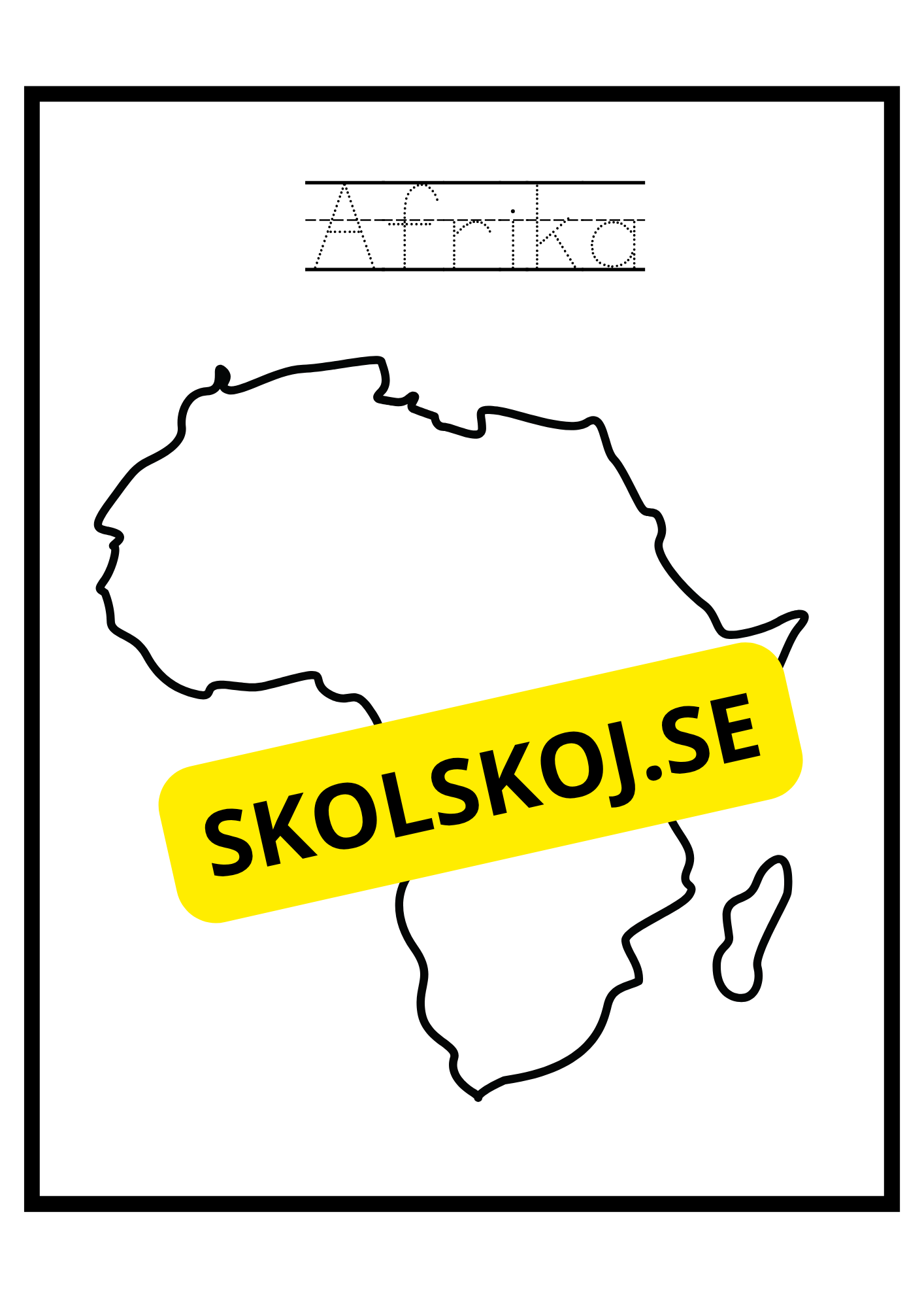 Världsdelarnas målarbok