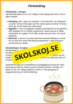 Värme - Häfte - Årskurs 4 - 6