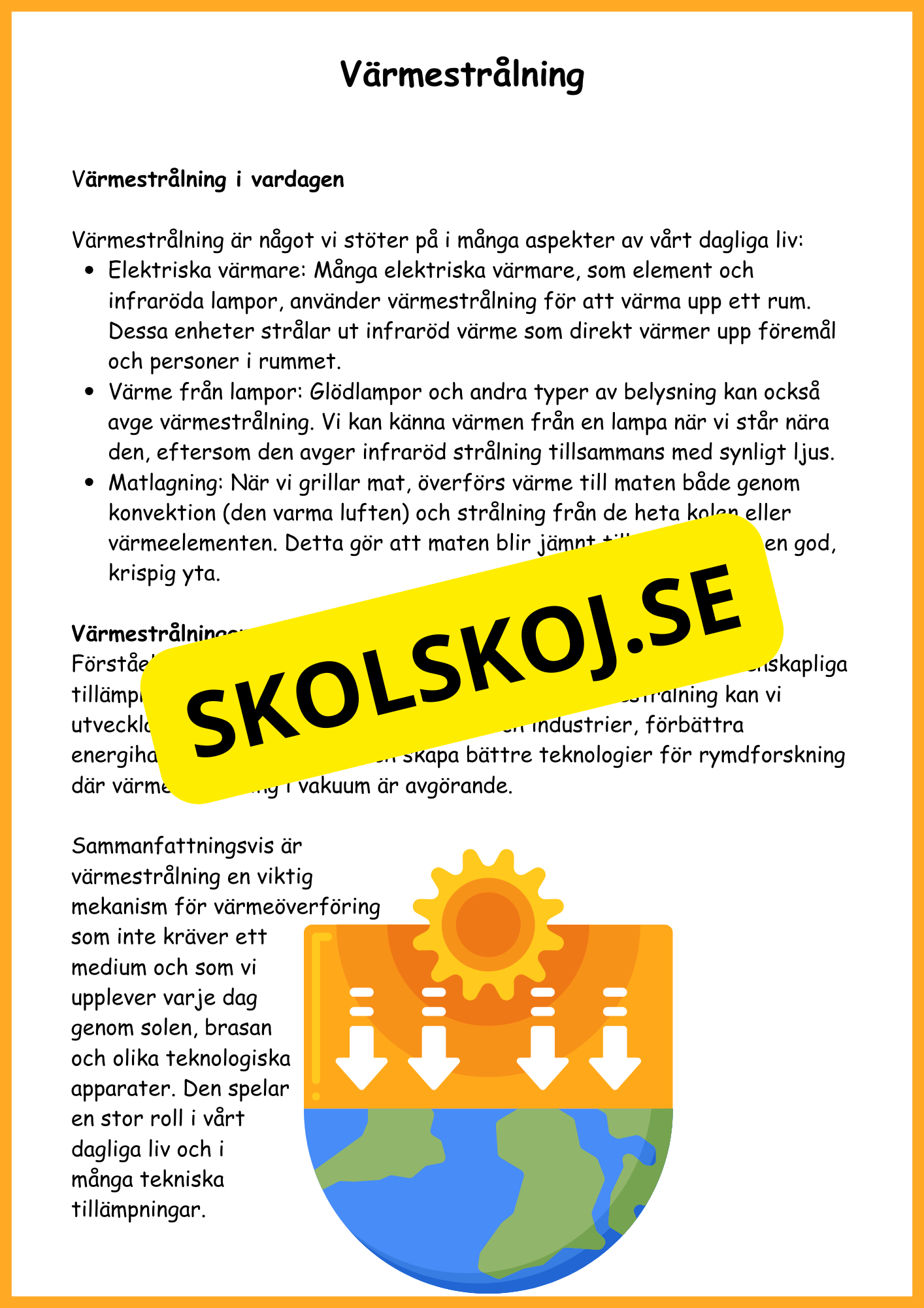 Värme - Häfte - Årskurs 4 - 6