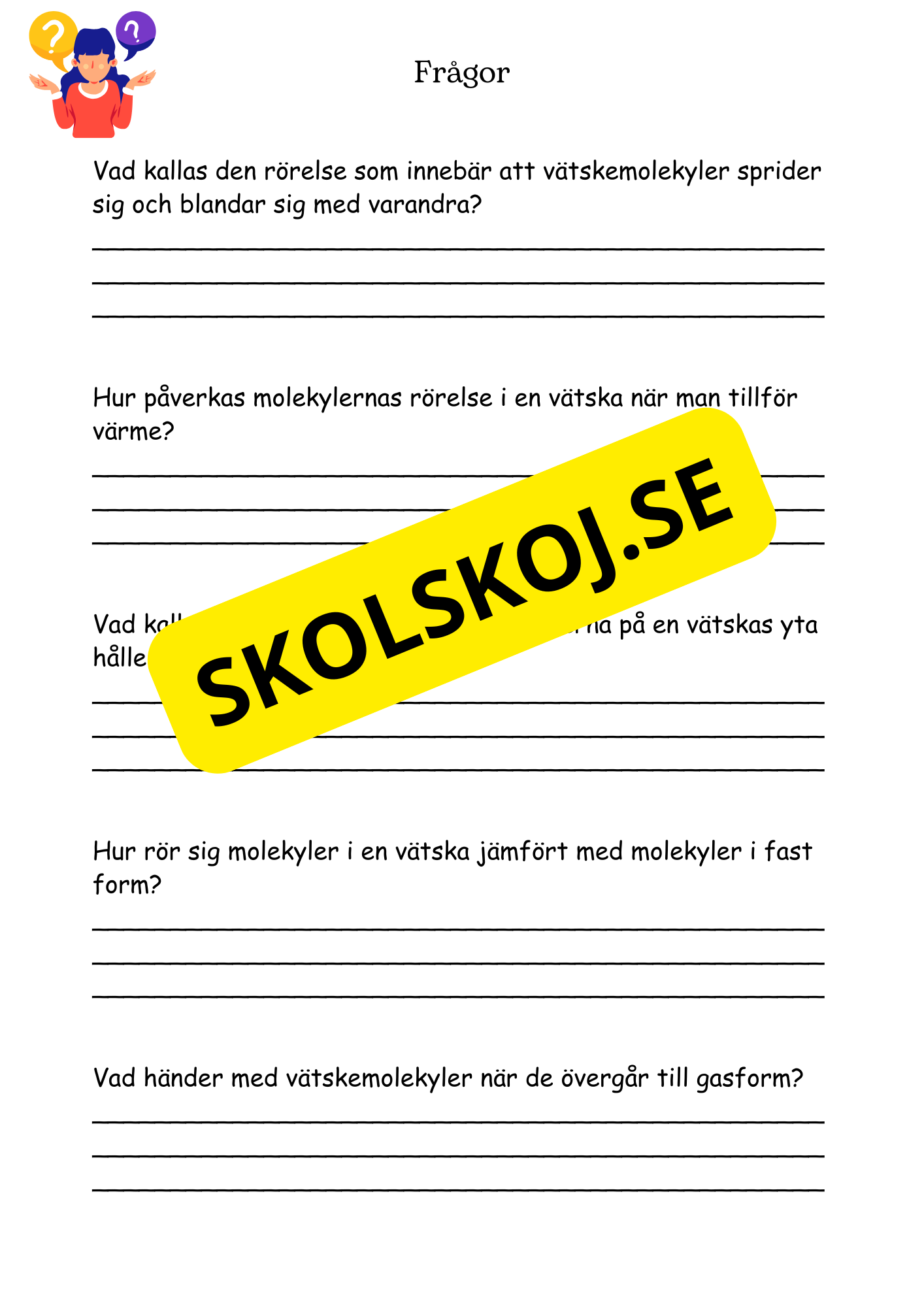 Vattenmolekyler och deras förändringar - Naturorienterande ämnen NO