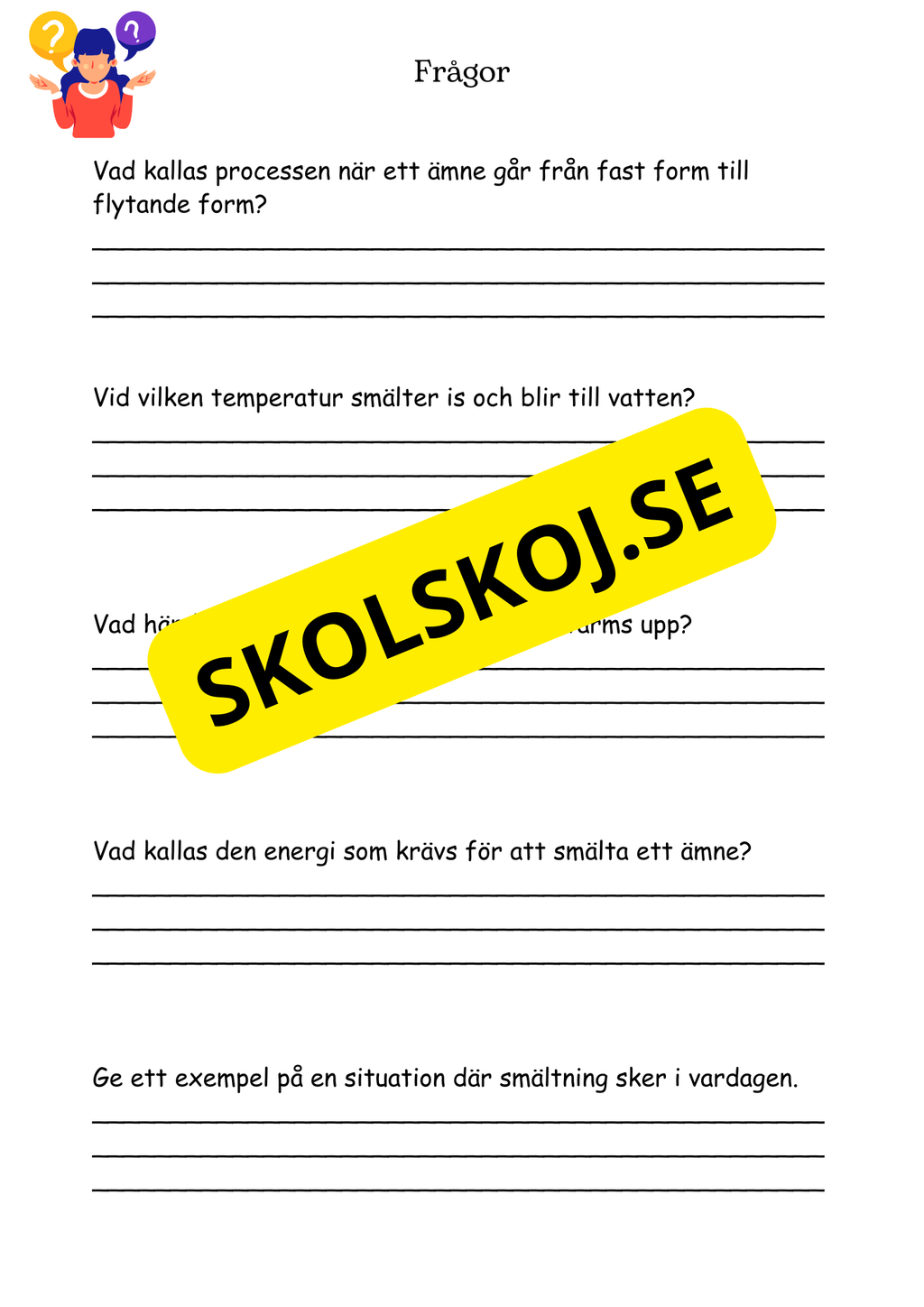 Vattenmolekyler och deras förändringar - Naturorienterande ämnen NO