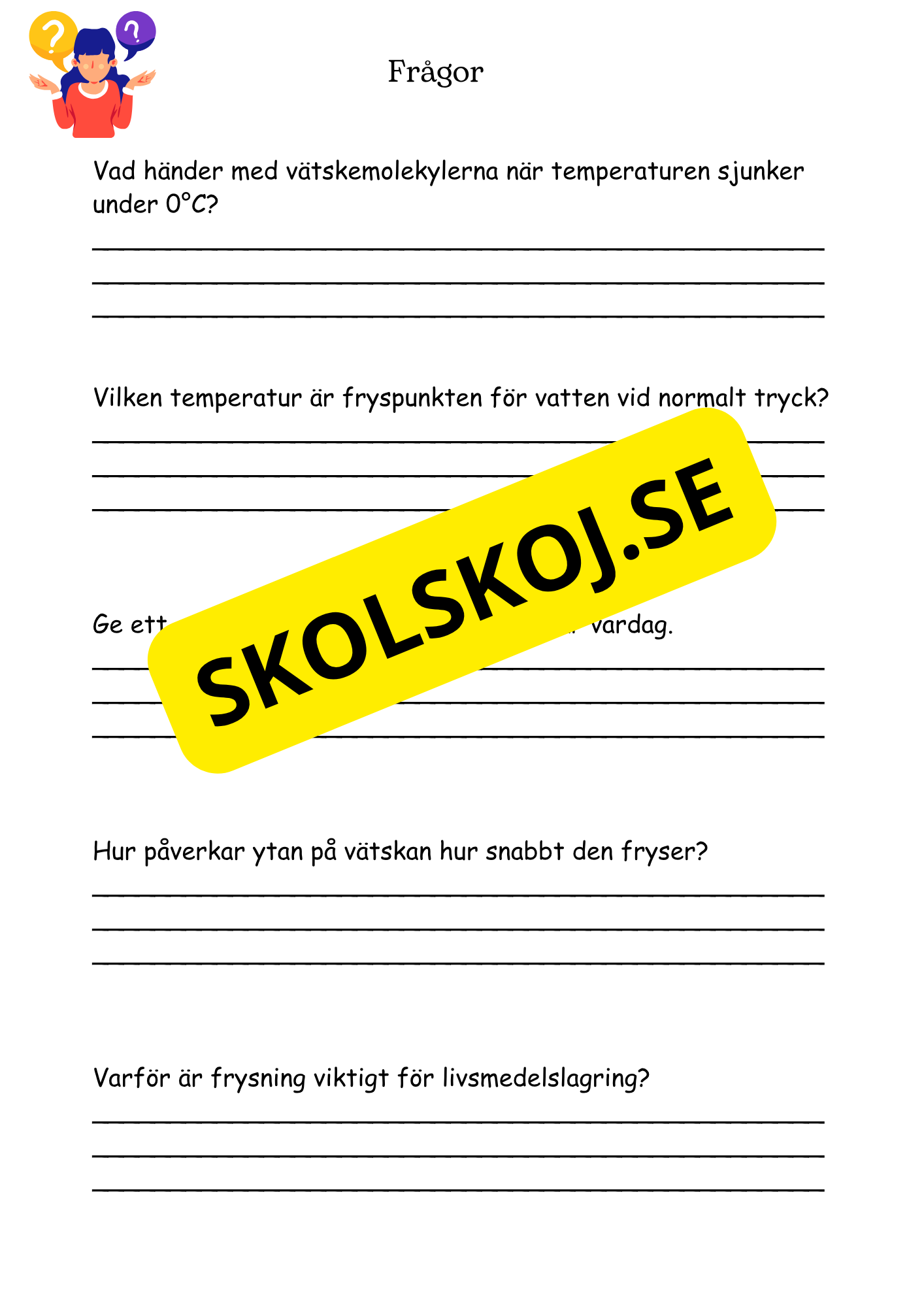 Vattenmolekyler och deras förändringar - Naturorienterande ämnen NO
