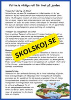 Vattnets egenskaper och kretslopp