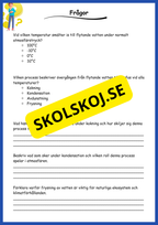 Vattnets egenskaper och kretslopp