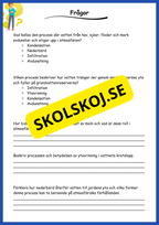 Vattnets egenskaper och kretslopp