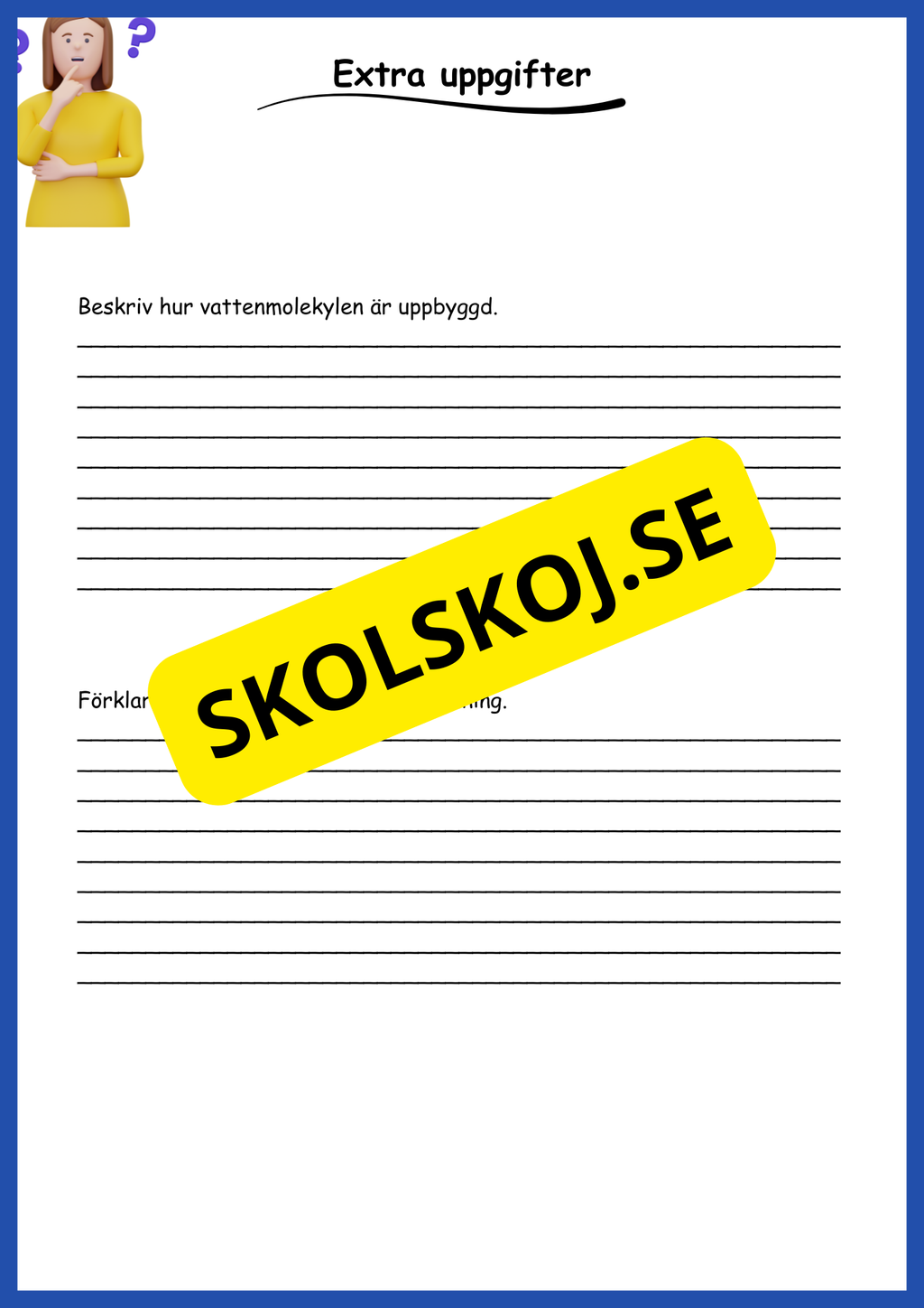 Vattnets egenskaper och kretslopp