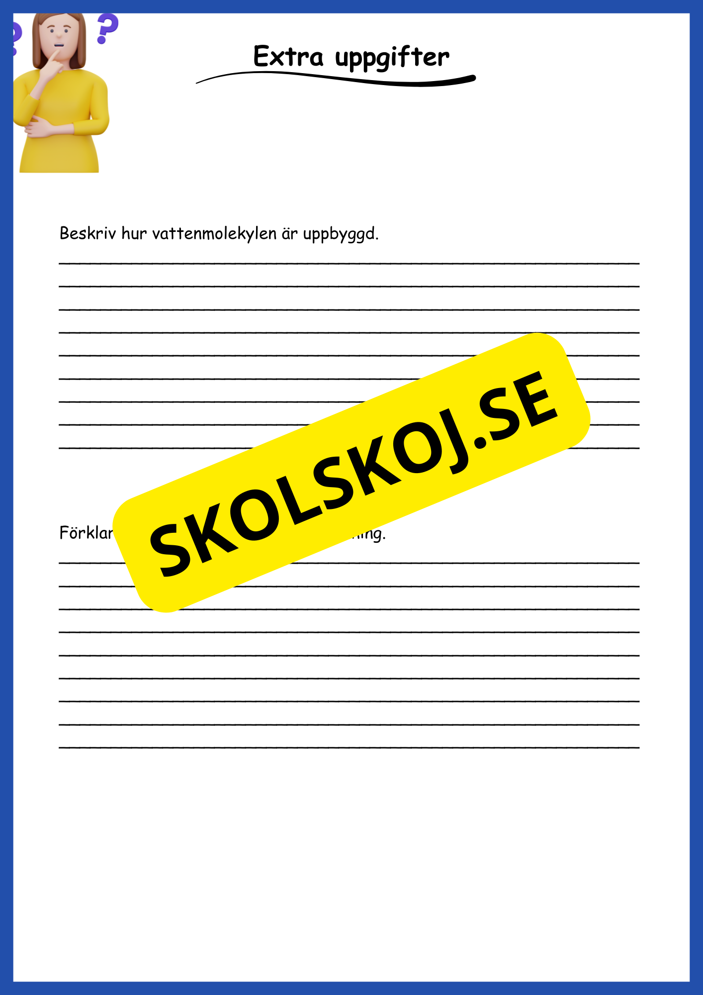 Vattnets egenskaper och kretslopp