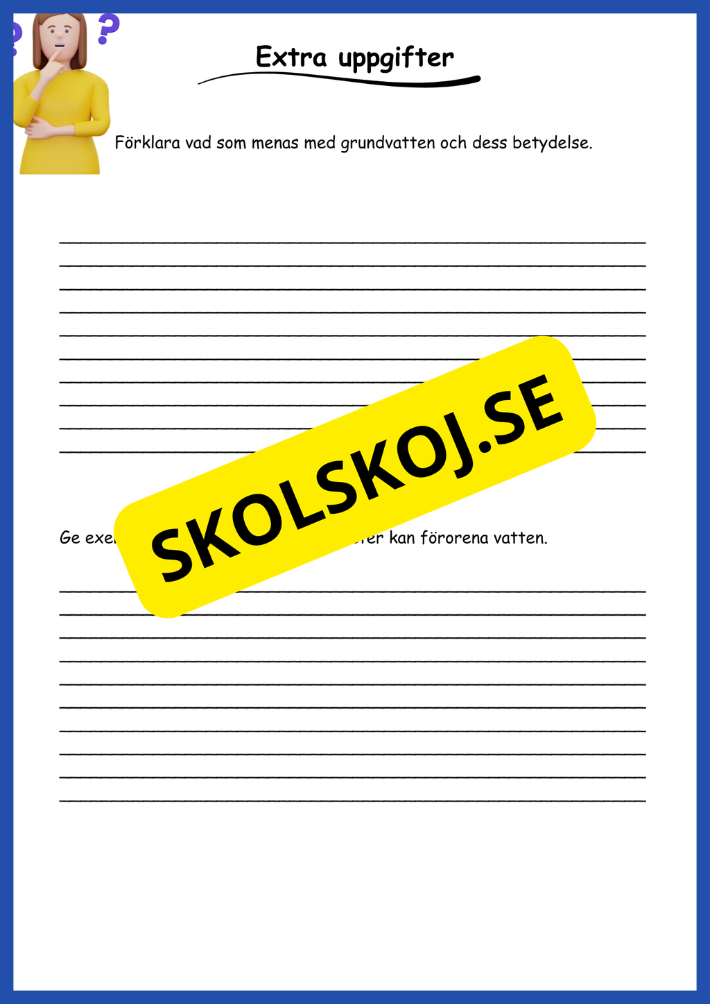 Vattnets egenskaper och kretslopp