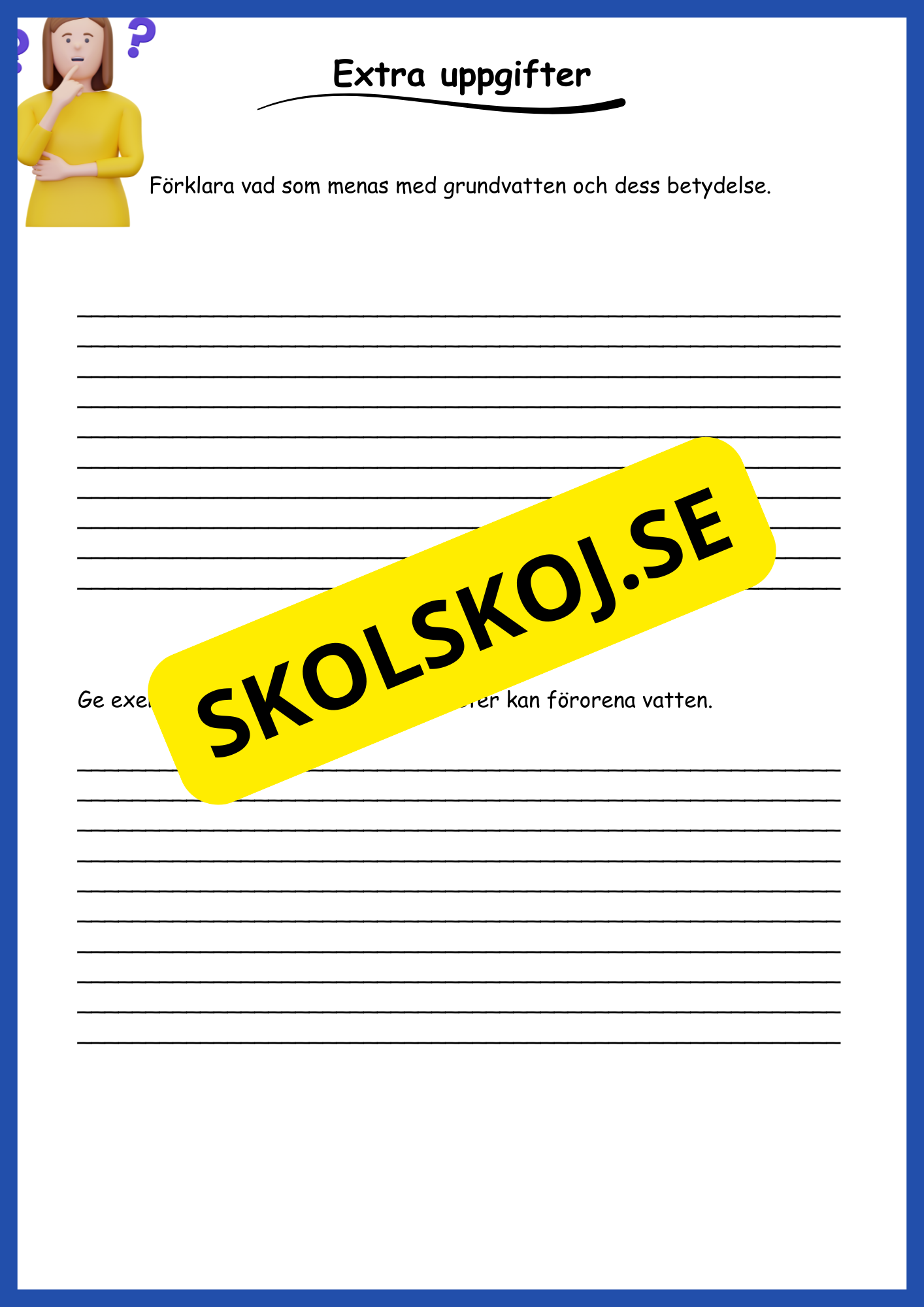 Vattnets egenskaper och kretslopp