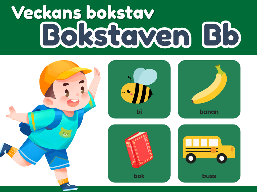 Veckans bokstav - Bokstaven B
