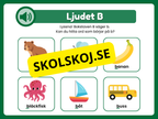 Veckans bokstav - Bokstaven B