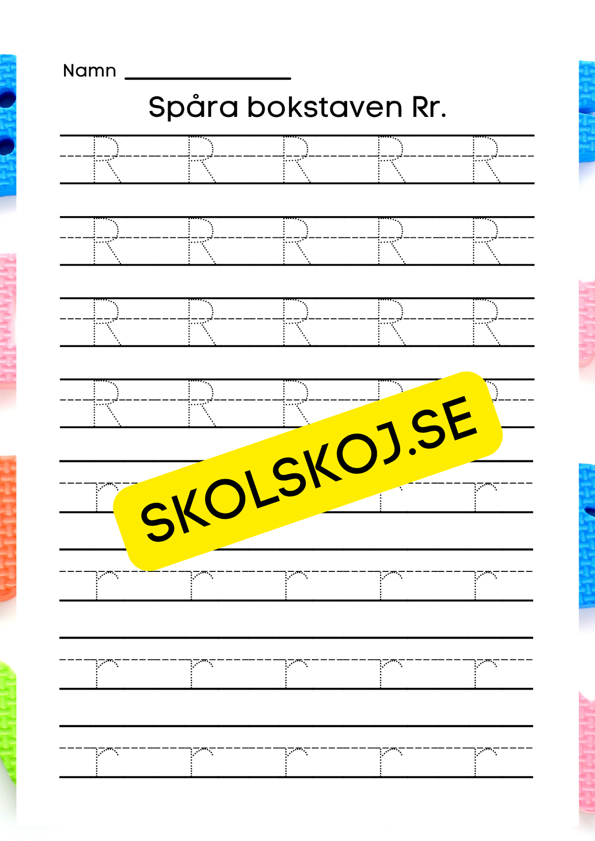Veckans bokstav - Bokstaven Rr