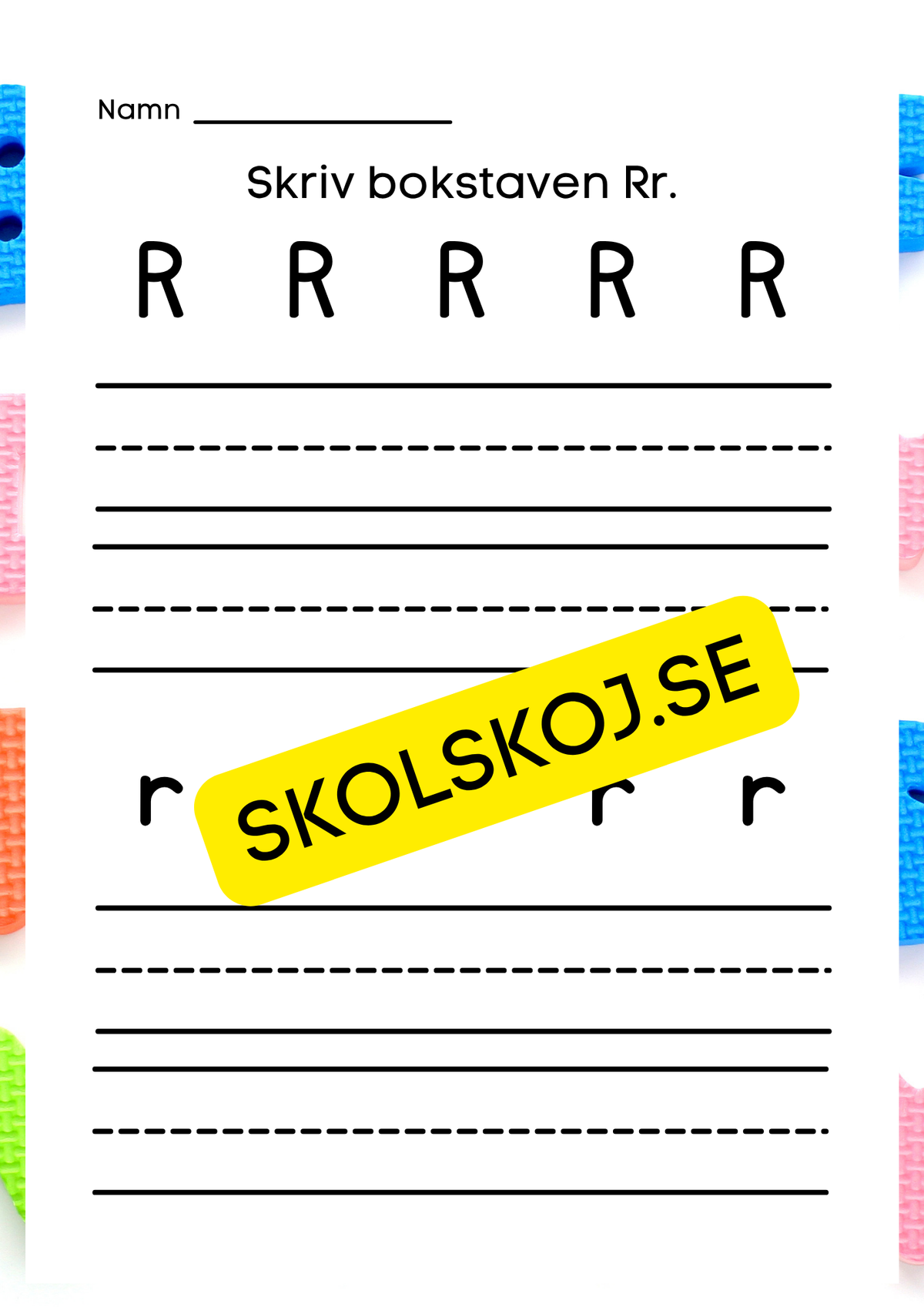 Veckans bokstav - Bokstaven Rr