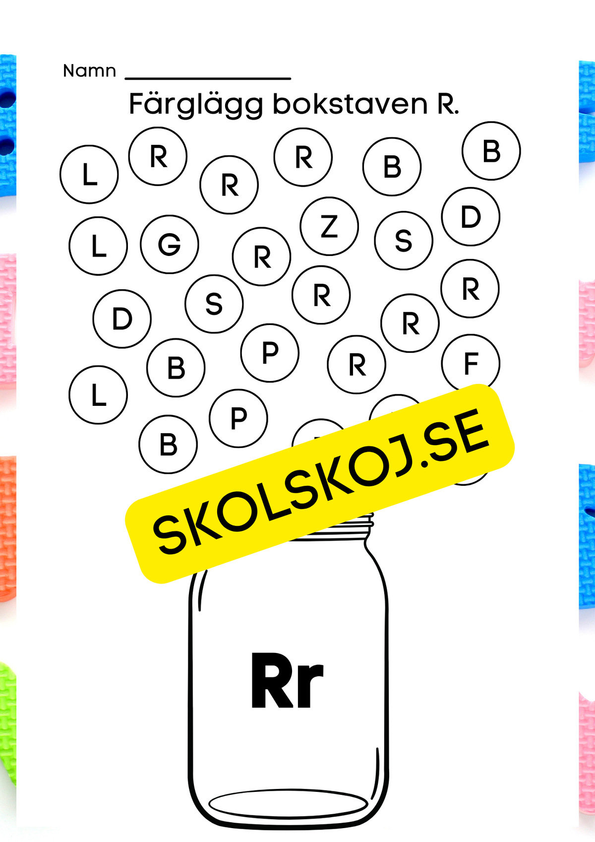 Veckans bokstav - Bokstaven Rr