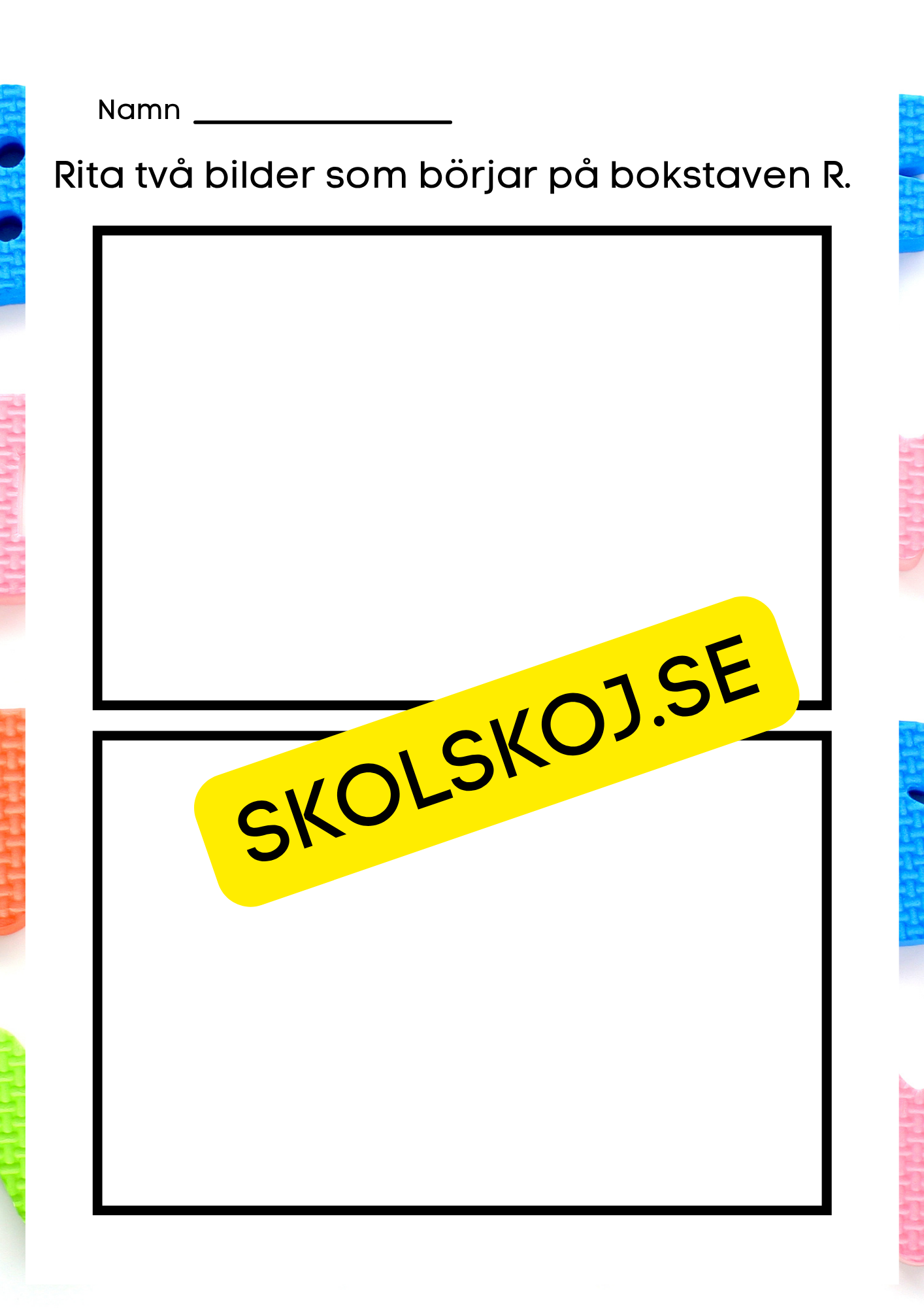 Veckans bokstav - Bokstaven Rr