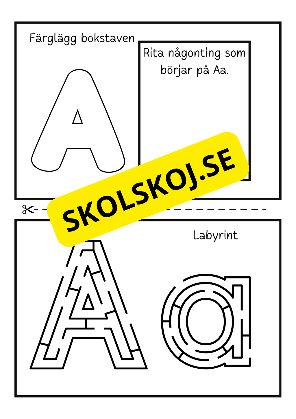 Veckans bokstav - Förskola - Årskurs 1 (87 sidor)