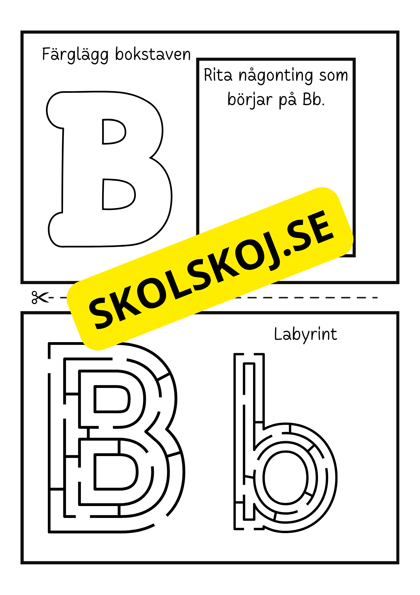 Veckans bokstav - Förskola - Årskurs 1 (87 sidor)