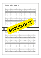 Veckans bokstav - Förskola - Årskurs 1 (87 sidor)