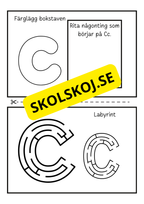 Veckans bokstav - Förskola - Årskurs 1 (87 sidor)