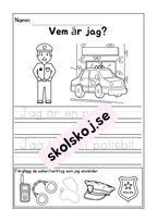 Vem är jag - Tema yrken