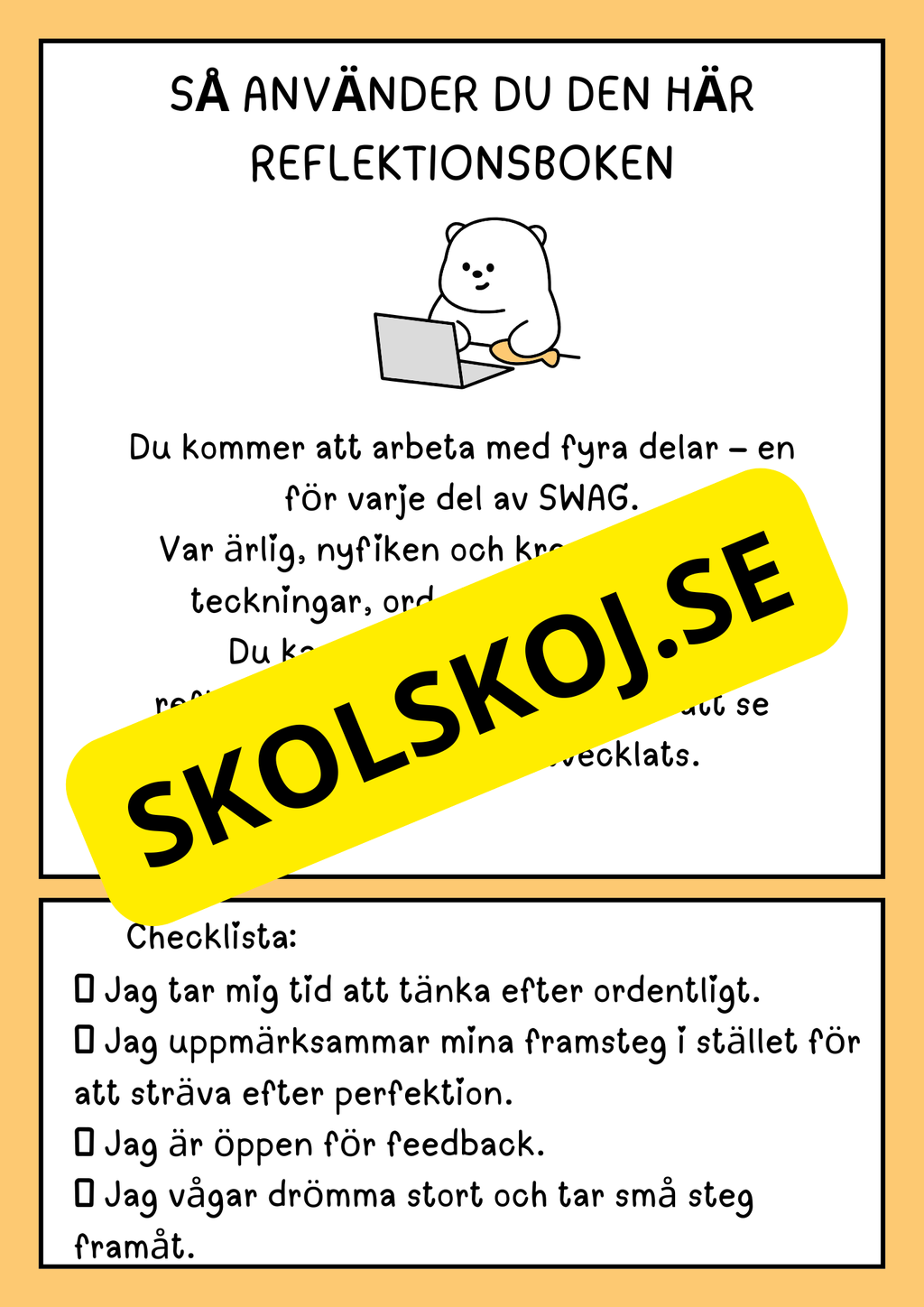 Vem är jag? Vem håller jag på att bli? – Upptäck min SWAG