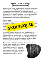 Vikingatiden livet, gudarna och städerna - Läsförståelse