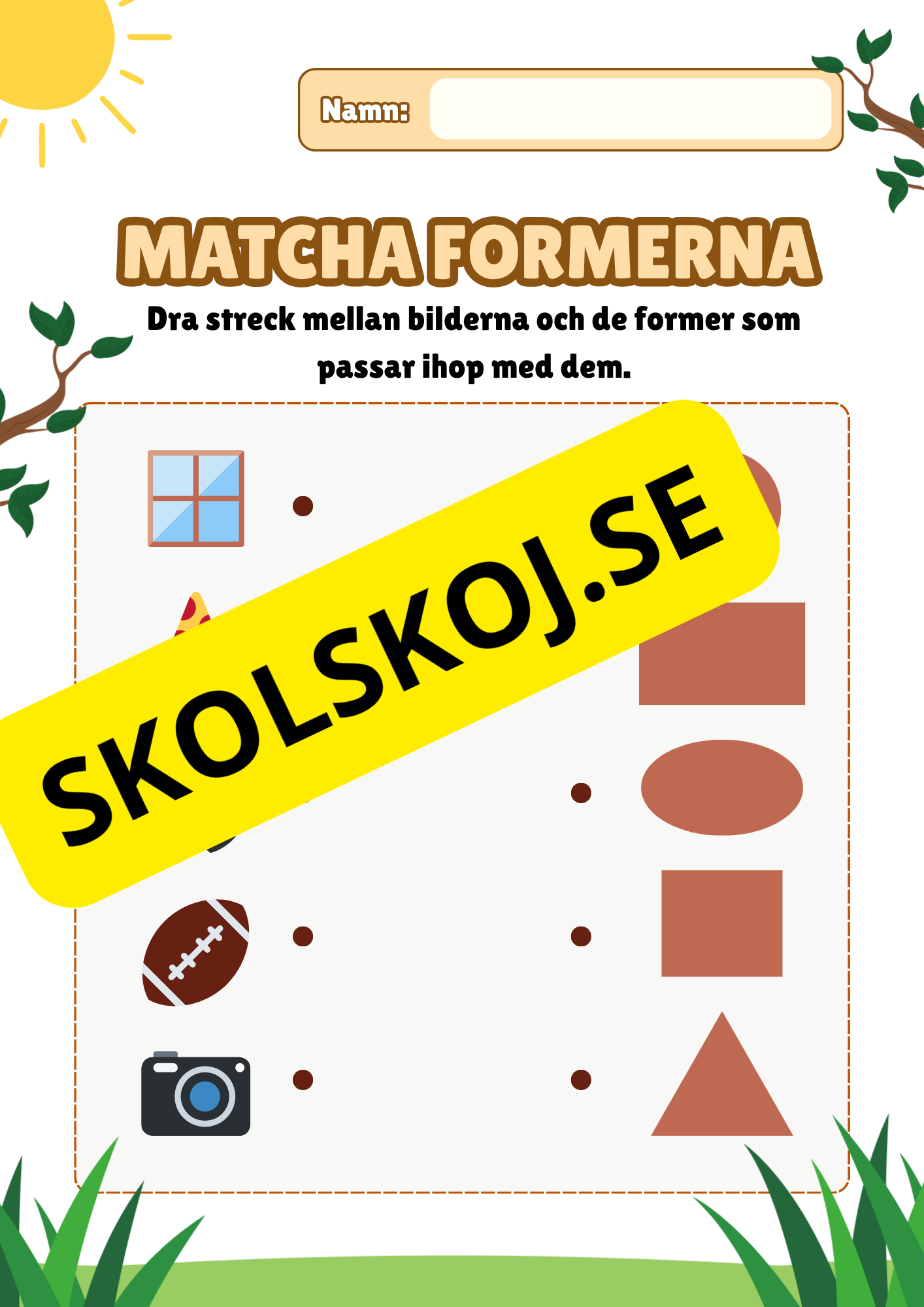 Vi lär oss former